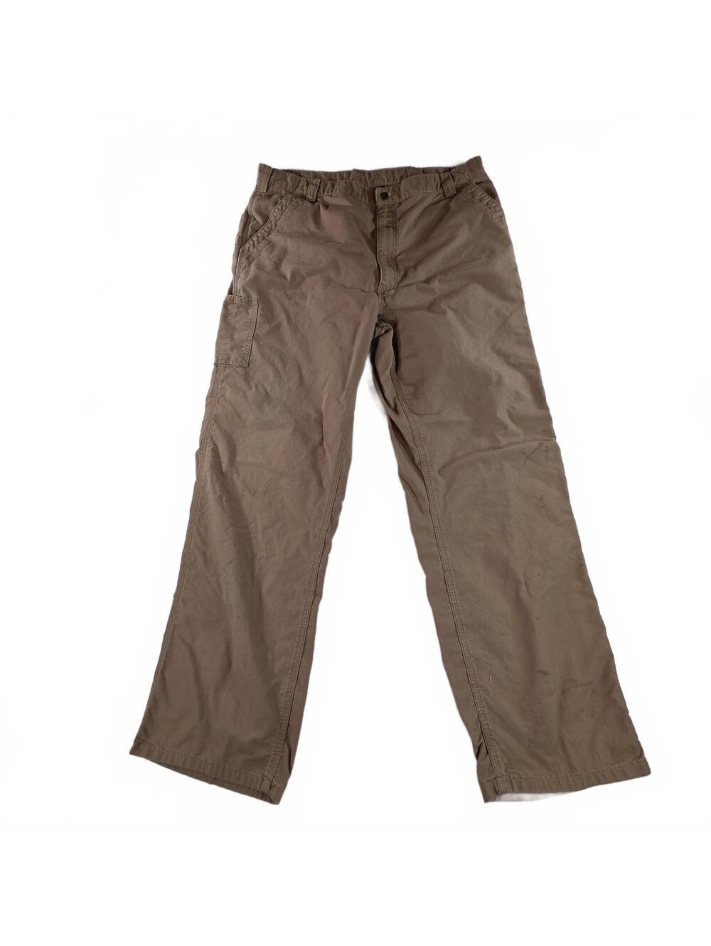 Carhartt Men's Workwear Cargo Pants 42x34 Brown Durable Relaxed Fit Heavy Duty